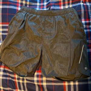 Lululemon running shorts with liner